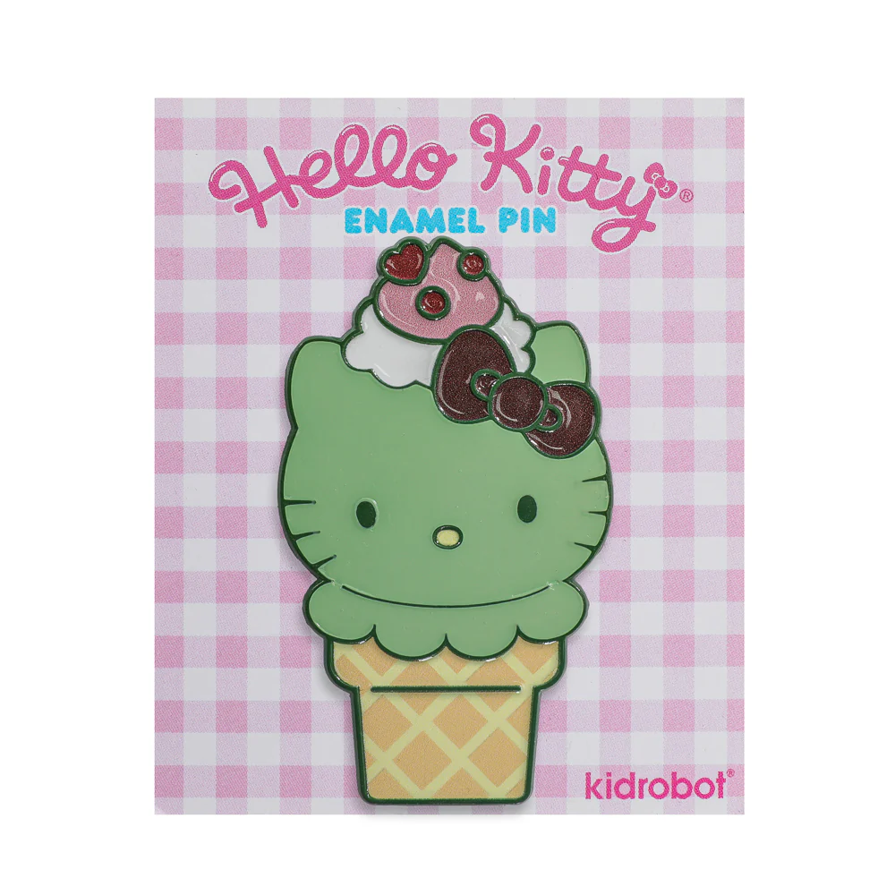 2025 CON EXCLUSIVE: Hello Kitty® Ice Cream Cone Pin - Bundle of 3 Pins (Limited Edition of 300) - SOLD OUT - Image 12