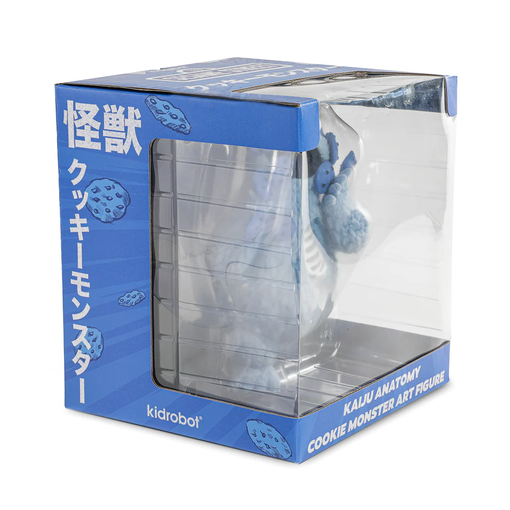 2025 CON EXCLUSIVE: Sesame Street - Kaiju Anatomy Cookie Monster 8" Flocked Vinyl Art Figure - Blue Pearl Edition (Limited Edition of 200) - Image 22