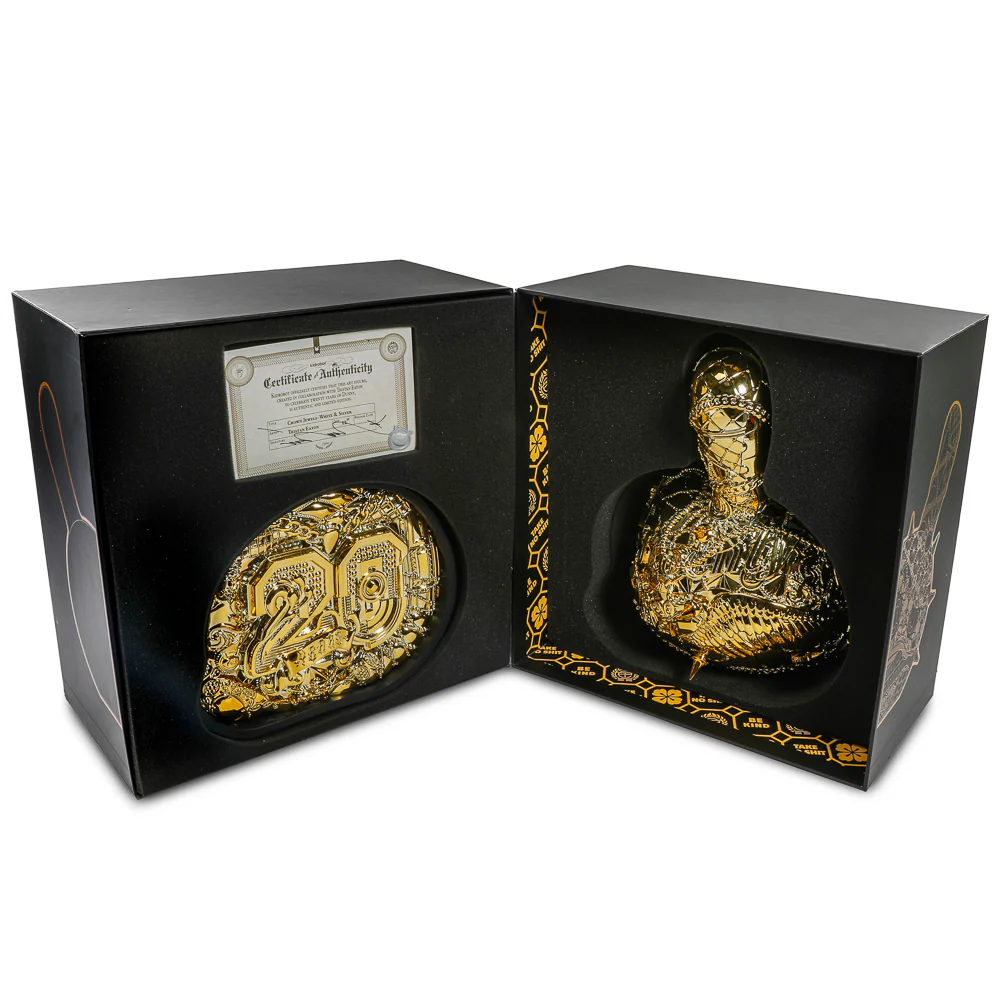 20th Anniversary Dunny Head 12" Art Figure - "Crown Jewels" by Tristan Eaton - Black & Gold Edition (Limited Edition of 300) - Image 10