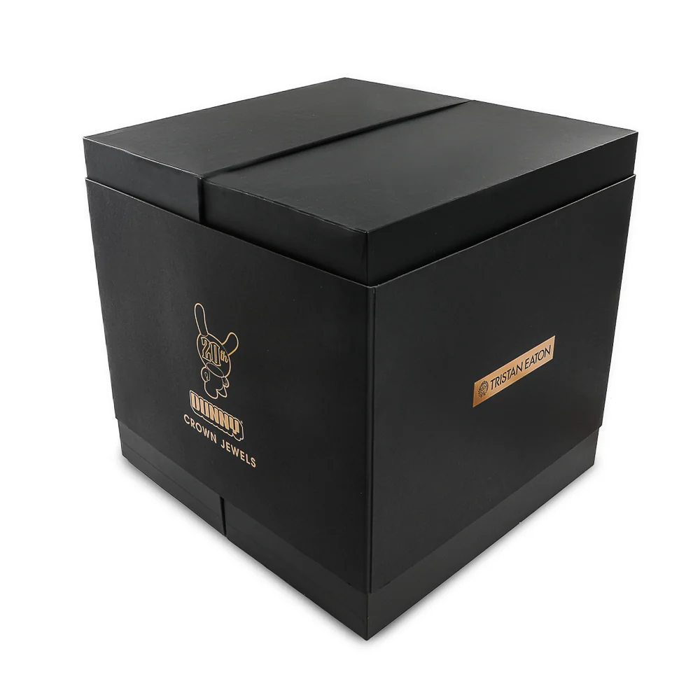 20th Anniversary Dunny Head 12" Art Figure - "Crown Jewels" by Tristan Eaton - Black & Gold Edition (Limited Edition of 300) - Image 26