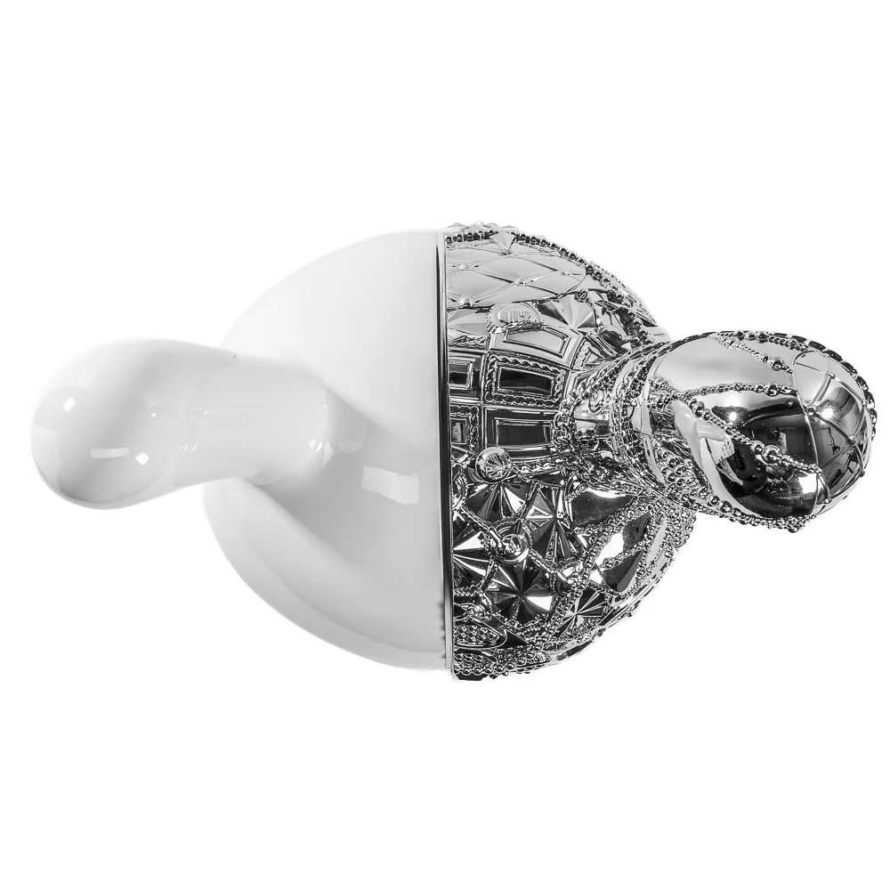 20th Anniversary Dunny Head 12" Art Figure - "Crown Jewels" by Tristan Eaton - White & Silver Edition (Limited Edition of 300) - Image 18