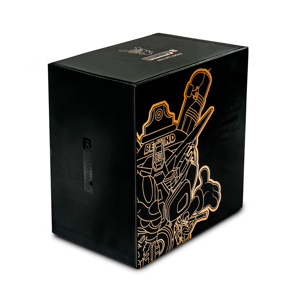 DCON 2024: 20th Anniversary Still Life Dunny 8" Art Figure by Tristan Eaton - Montana Gold Edition (Limited Edition of 300) - Image 11