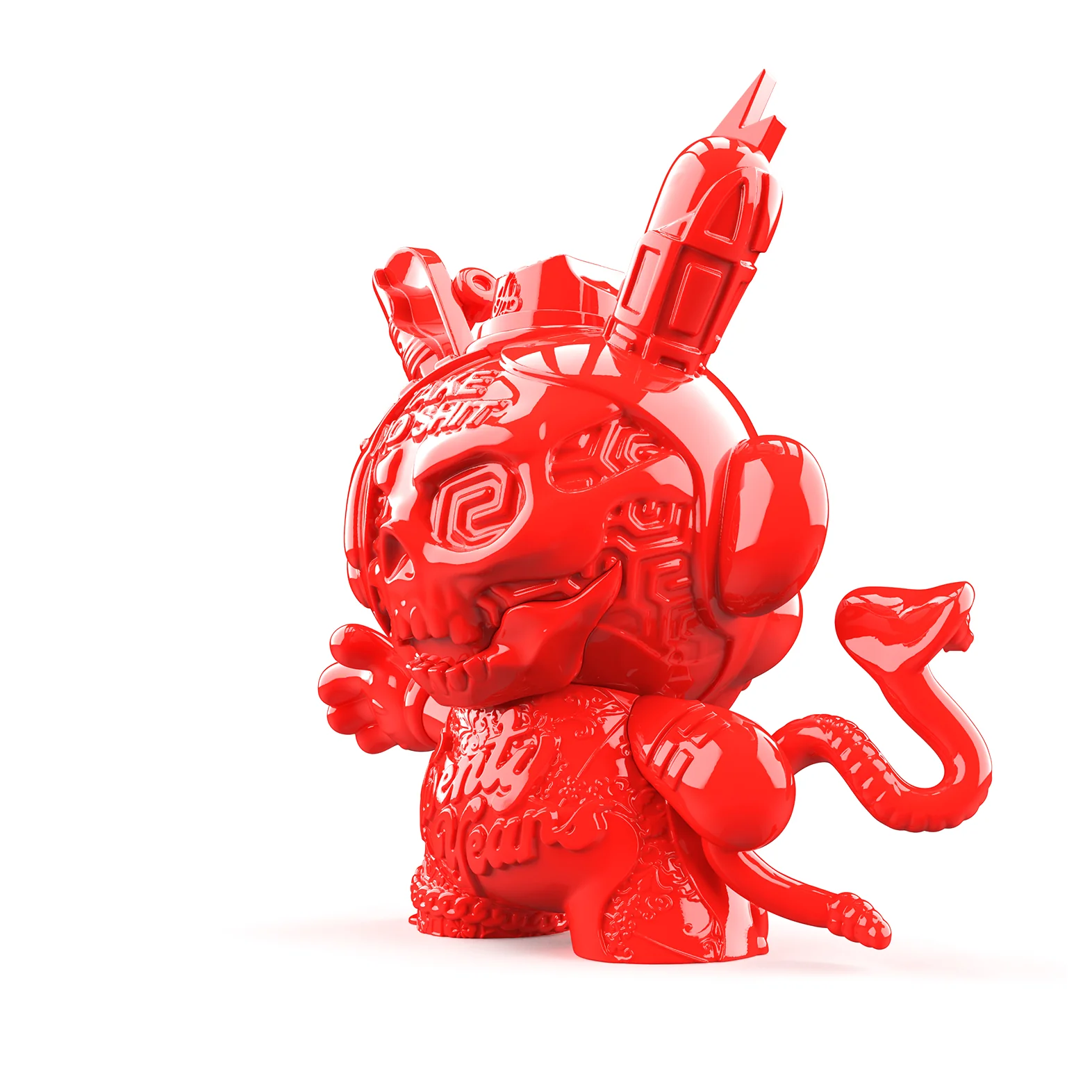 20th Anniversary Still Life Dunny 8" Art Figure by Tristan Eaton - Ketchup Edition (Limited Edition of 300) - Image 6