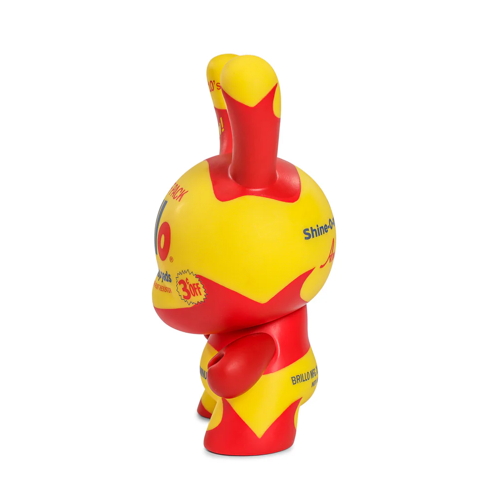 Andy Warhol 8" Masterpiece Vinyl Yellow Brillo Box Dunny - Limited Edition of 300 - SOLD OUT - Image 12