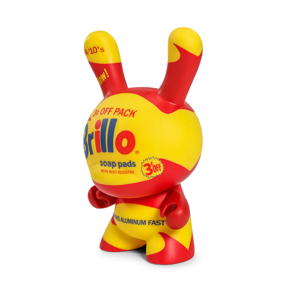 Andy Warhol 8" Masterpiece Vinyl Yellow Brillo Box Dunny - Limited Edition of 300 - SOLD OUT - Image 13