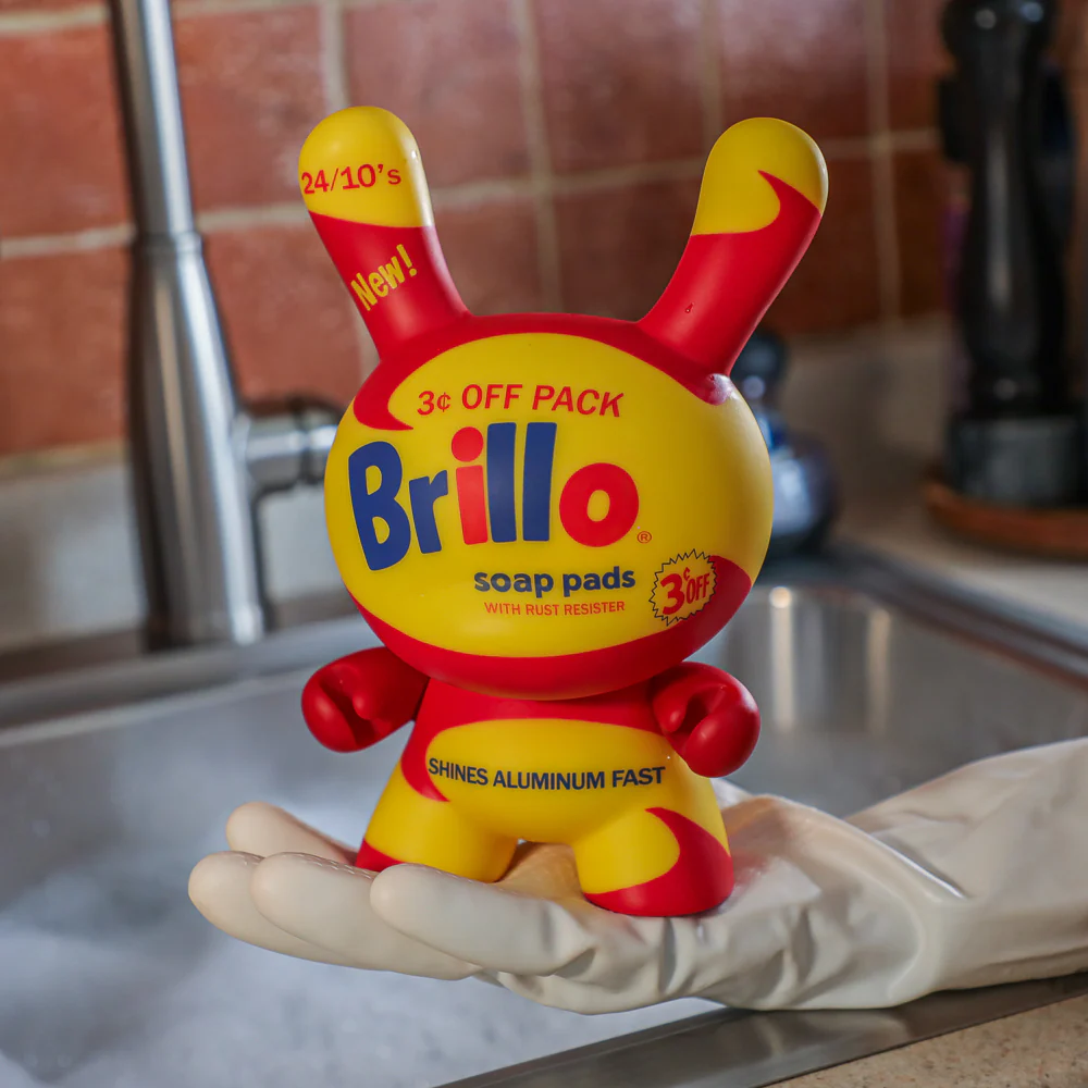 Andy Warhol 8" Masterpiece Vinyl Yellow Brillo Box Dunny - Limited Edition of 300 - SOLD OUT - Image 17