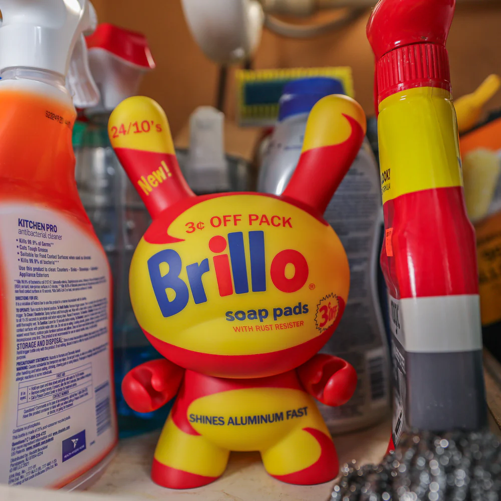 Andy Warhol 8" Masterpiece Vinyl Yellow Brillo Box Dunny - Limited Edition of 300 - SOLD OUT - Image 19
