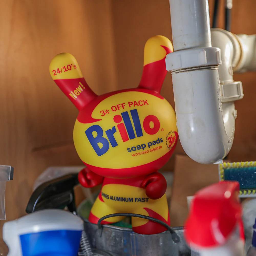 Andy Warhol 8" Masterpiece Vinyl Yellow Brillo Box Dunny - Limited Edition of 300 - SOLD OUT - Image 20