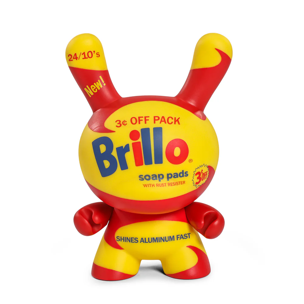 Andy Warhol 8" Masterpiece Vinyl Yellow Brillo Box Dunny - Limited Edition of 300 - SOLD OUT - Image 7