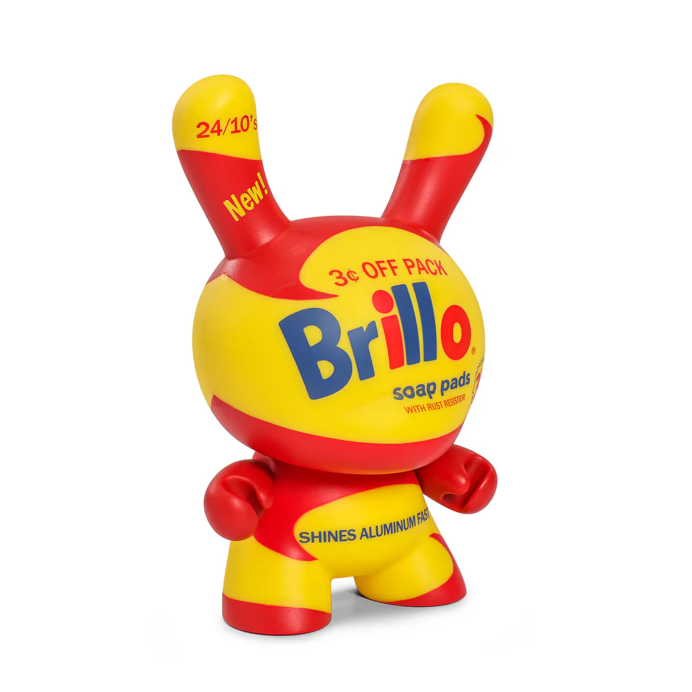 Andy Warhol 8" Masterpiece Vinyl Yellow Brillo Box Dunny - Limited Edition of 300 - SOLD OUT - Image 8