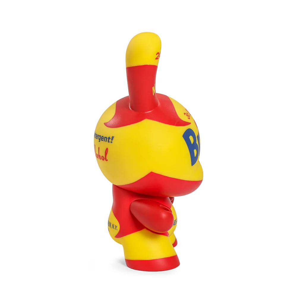 Andy Warhol 8" Masterpiece Vinyl Yellow Brillo Box Dunny - Limited Edition of 300 - SOLD OUT - Image 9