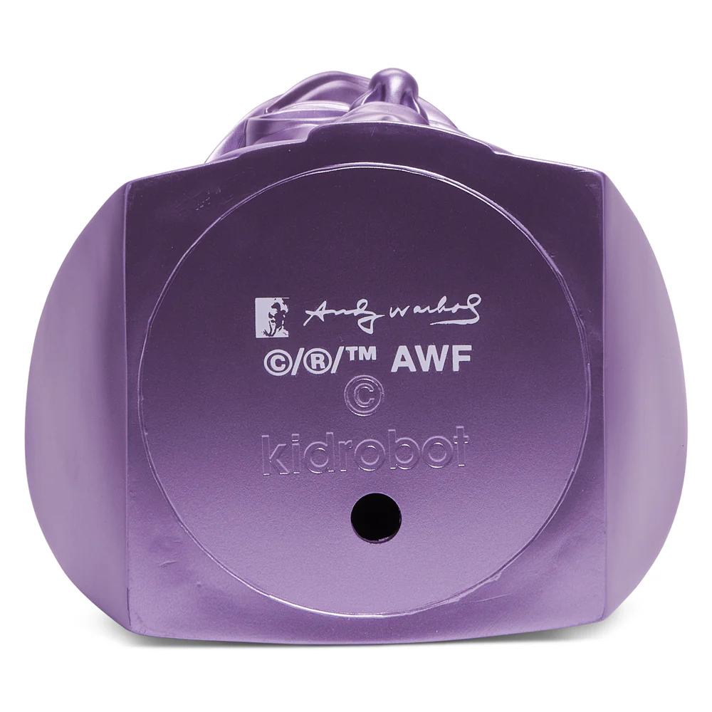 Andy Warhol 12" The Bust Vinyl Art Sculpture - Lavender Edition (2022 Con Exclusive) - SOLD OUT - Image 9
