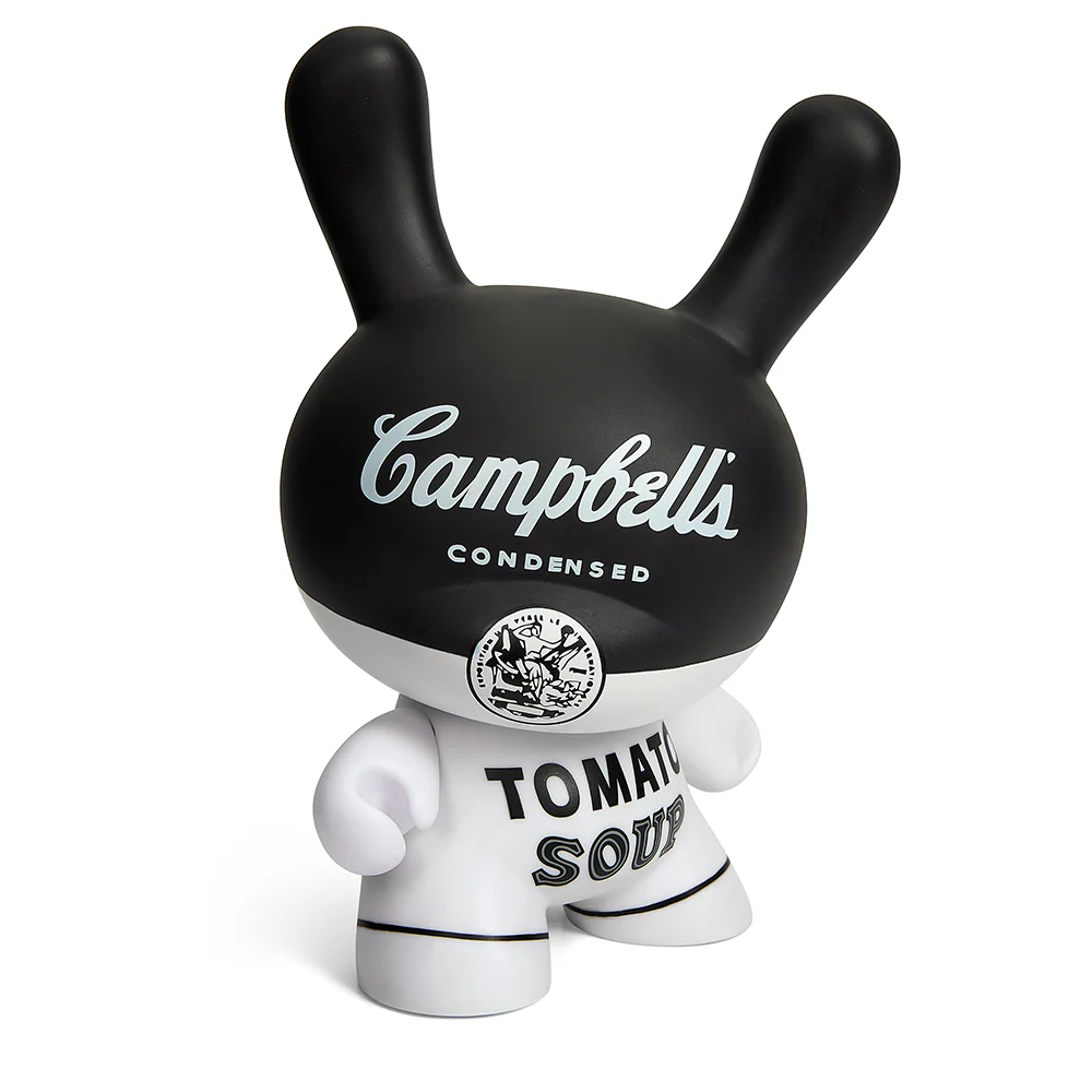 Andy Warhol 8" Campbell's Soup Masterpiece Dunny - Black and White Edition (Limited Edition of 500) - SOLD OUT