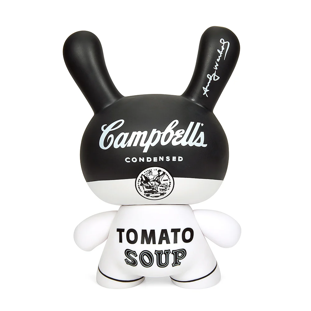 Andy Warhol 8" Campbell's Soup Masterpiece Dunny - Black and White Edition (Limited Edition of 500) - SOLD OUT - Image 7