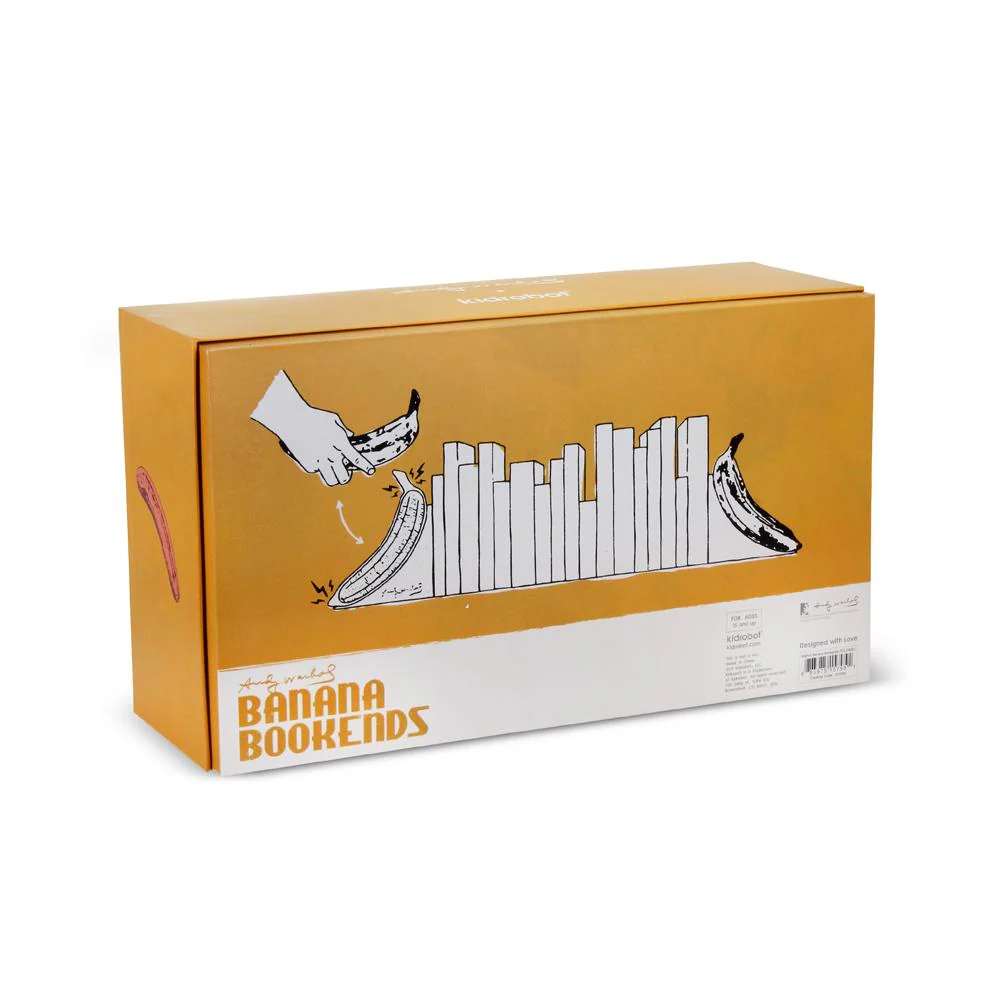 Kidrobot x Andy Warhol Resin Banana Bookends - Yellow Edition - SOLD OUT - Image 10