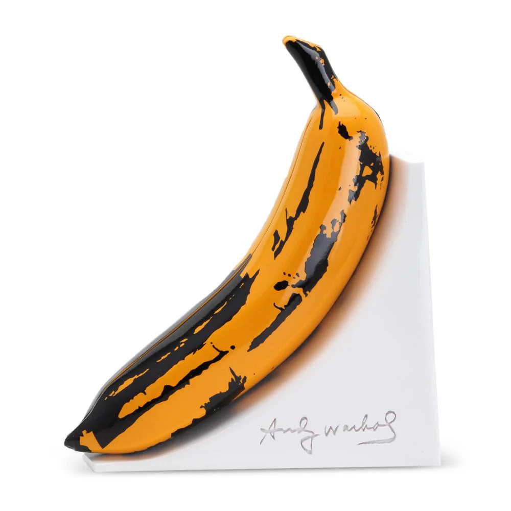 Kidrobot x Andy Warhol Resin Banana Bookends - Yellow Edition - SOLD OUT - Image 3