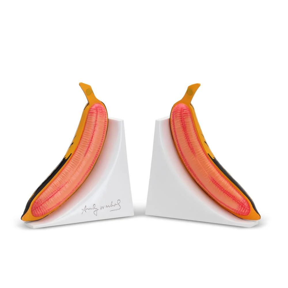 Kidrobot x Andy Warhol Resin Banana Bookends - Yellow Edition - SOLD OUT - Image 4