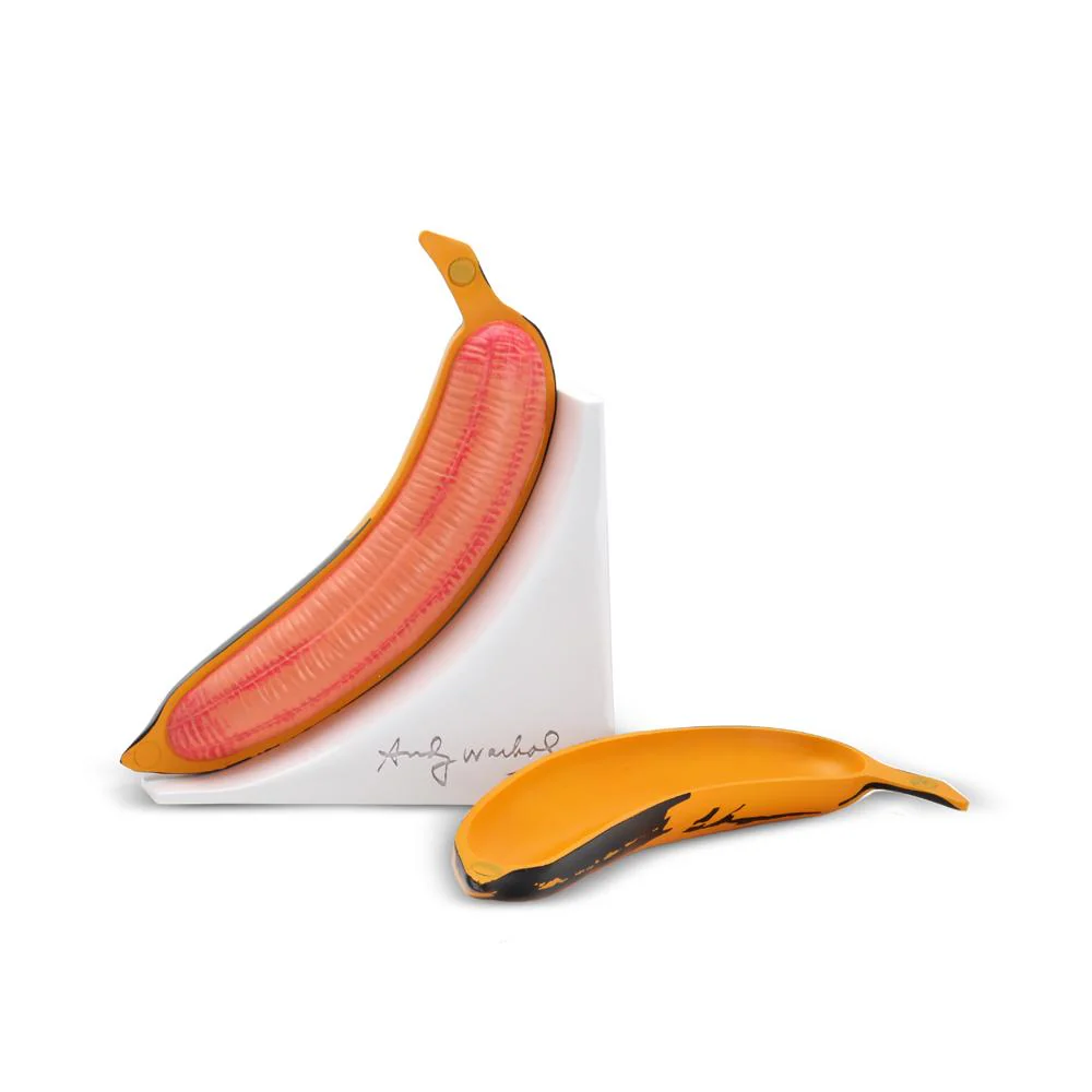 Kidrobot x Andy Warhol Resin Banana Bookends - Yellow Edition - SOLD OUT - Image 5