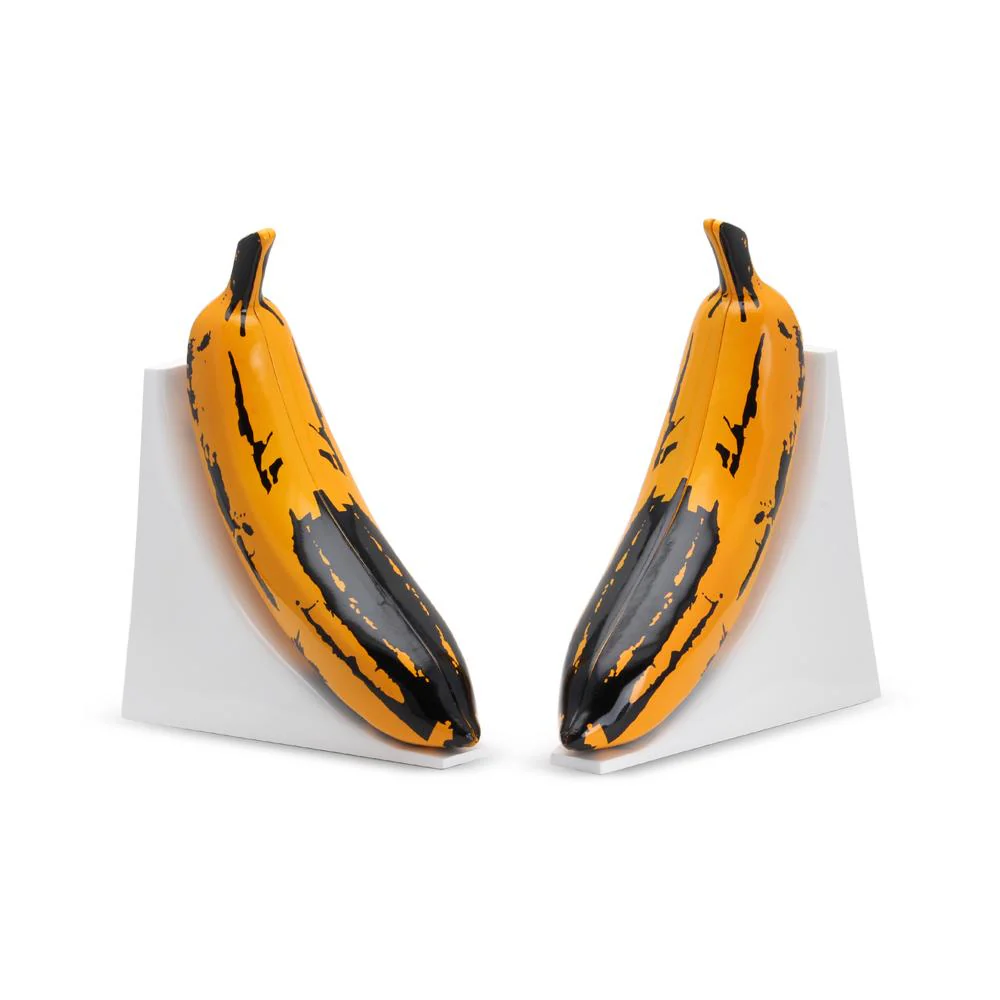 Kidrobot x Andy Warhol Resin Banana Bookends - Yellow Edition - SOLD OUT - Image 6
