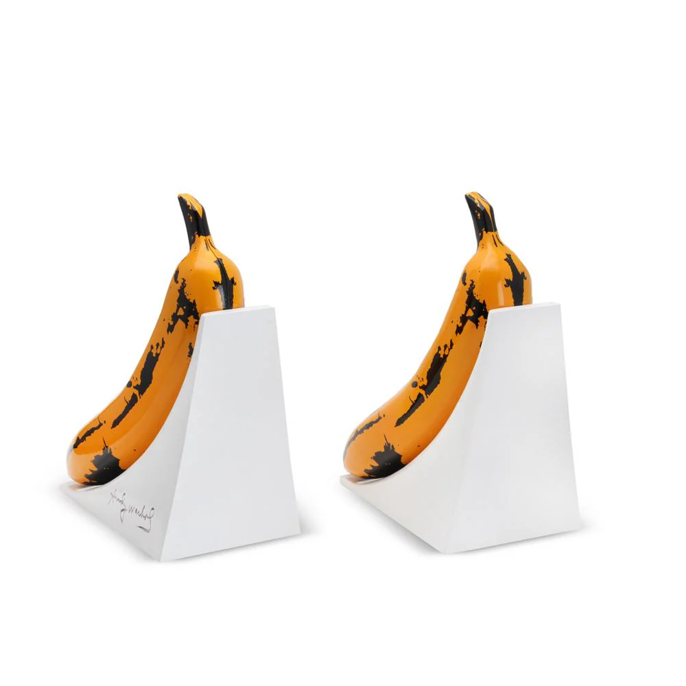 Kidrobot x Andy Warhol Resin Banana Bookends - Yellow Edition - SOLD OUT - Image 8