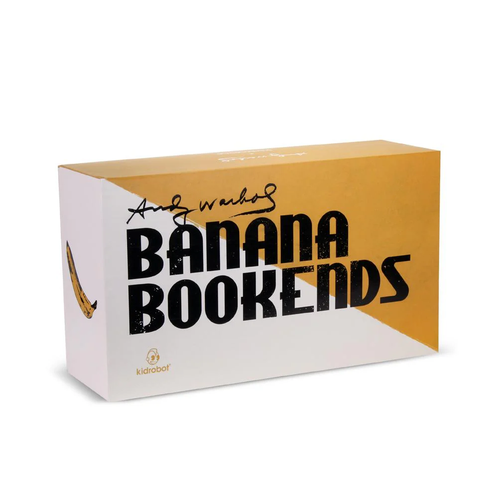 Kidrobot x Andy Warhol Resin Banana Bookends - Yellow Edition - SOLD OUT - Image 9