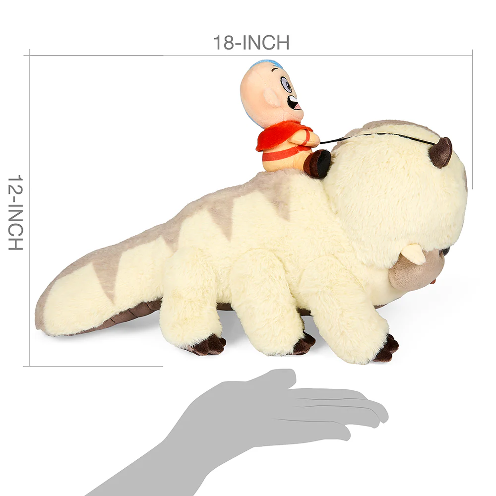 Avatar: The Last Airbender 18" Plush - Appa with Aang - Image 10