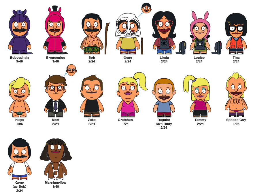 Bob's Burgers Grand Re-Opening 3" Blind Box Mini Figures - SOLD OUT - Image 21