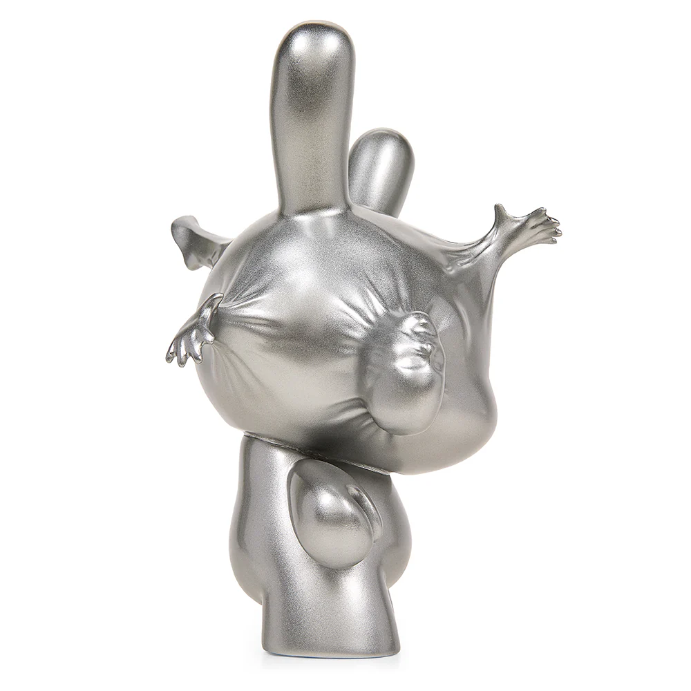 DCON 2022: Breaking Free 8" Resin Dunny by WHATSHISNAME - Metallic Silver Edition (Limited Edition) - Image 11
