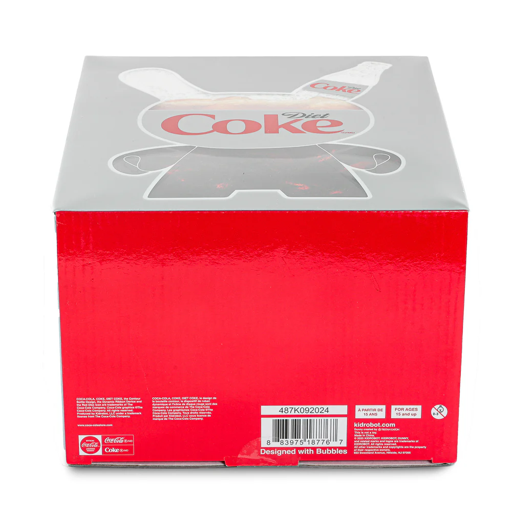 Kidrobot & Diet Coke® 8" Resin Dunny Art Figure - Limited Edition of 1000 - Image 17