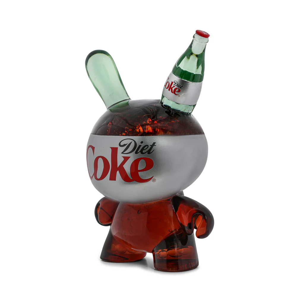 Kidrobot & Diet Coke® 8" Resin Dunny Art Figure - Limited Edition of 1000 - Image 3