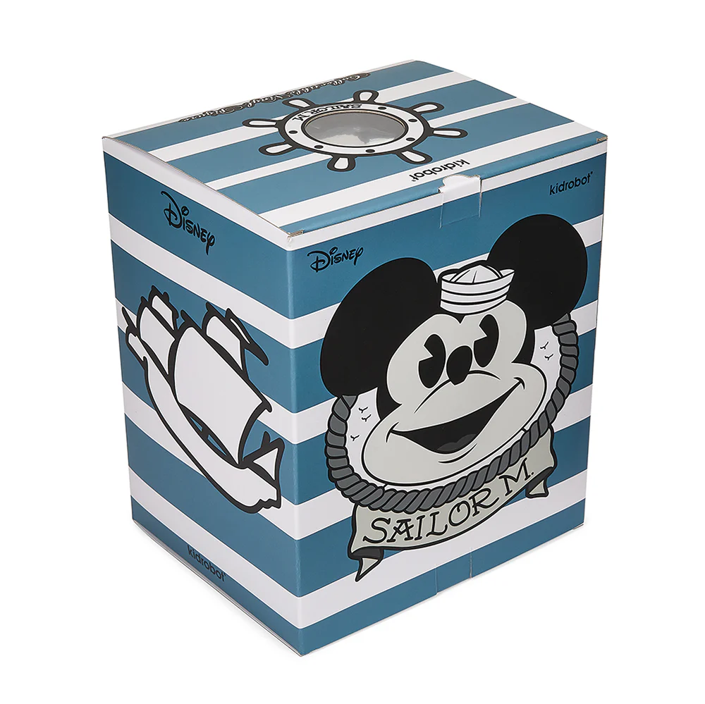 Disney Mickey Mouse "Sailor M." Collectible Vinyl Figure by Pasa - Exclusive Black and Gold Edition - Image 11