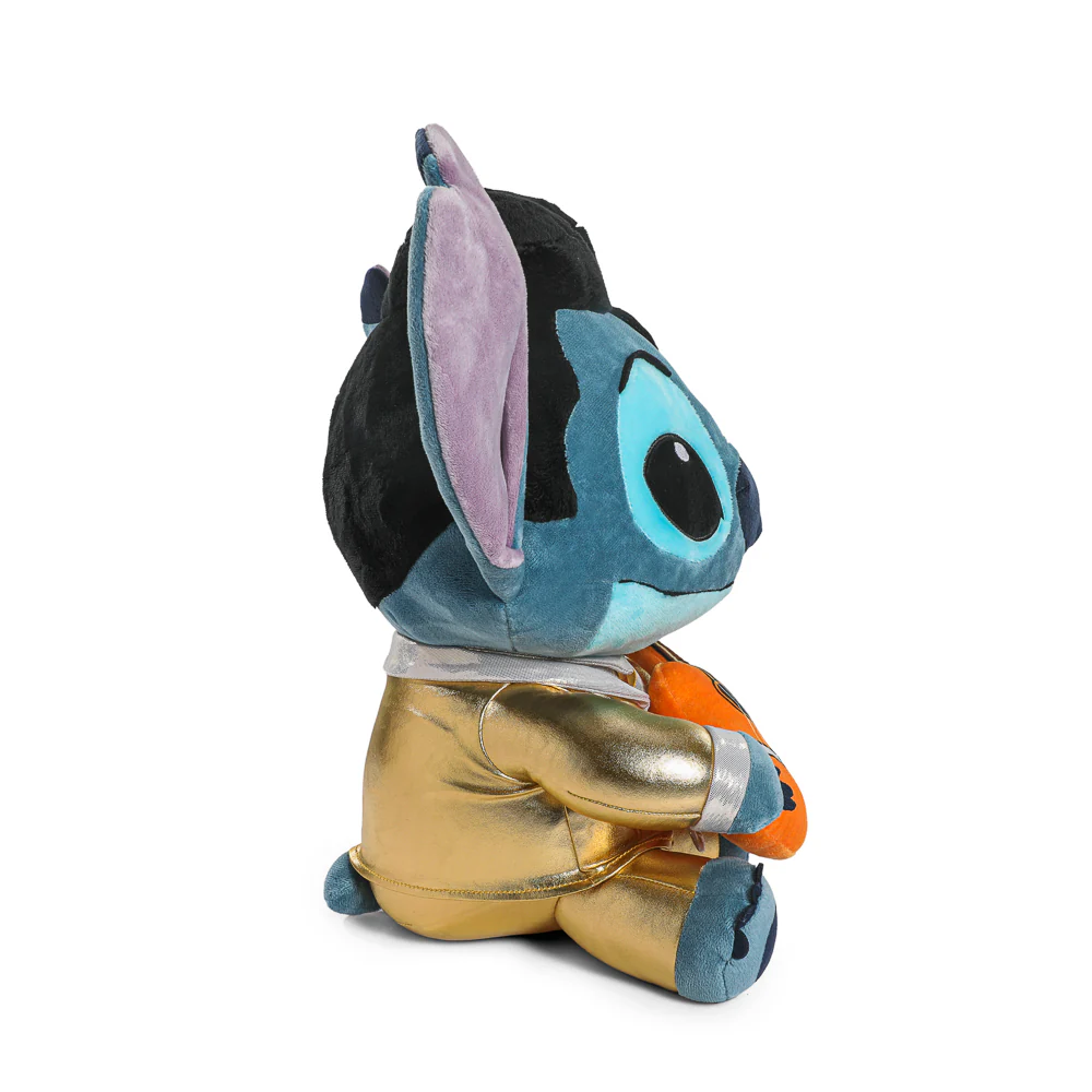 Disney Stitch - Gold Suit Elvis HugMe Plush with Shake Action - Image 5