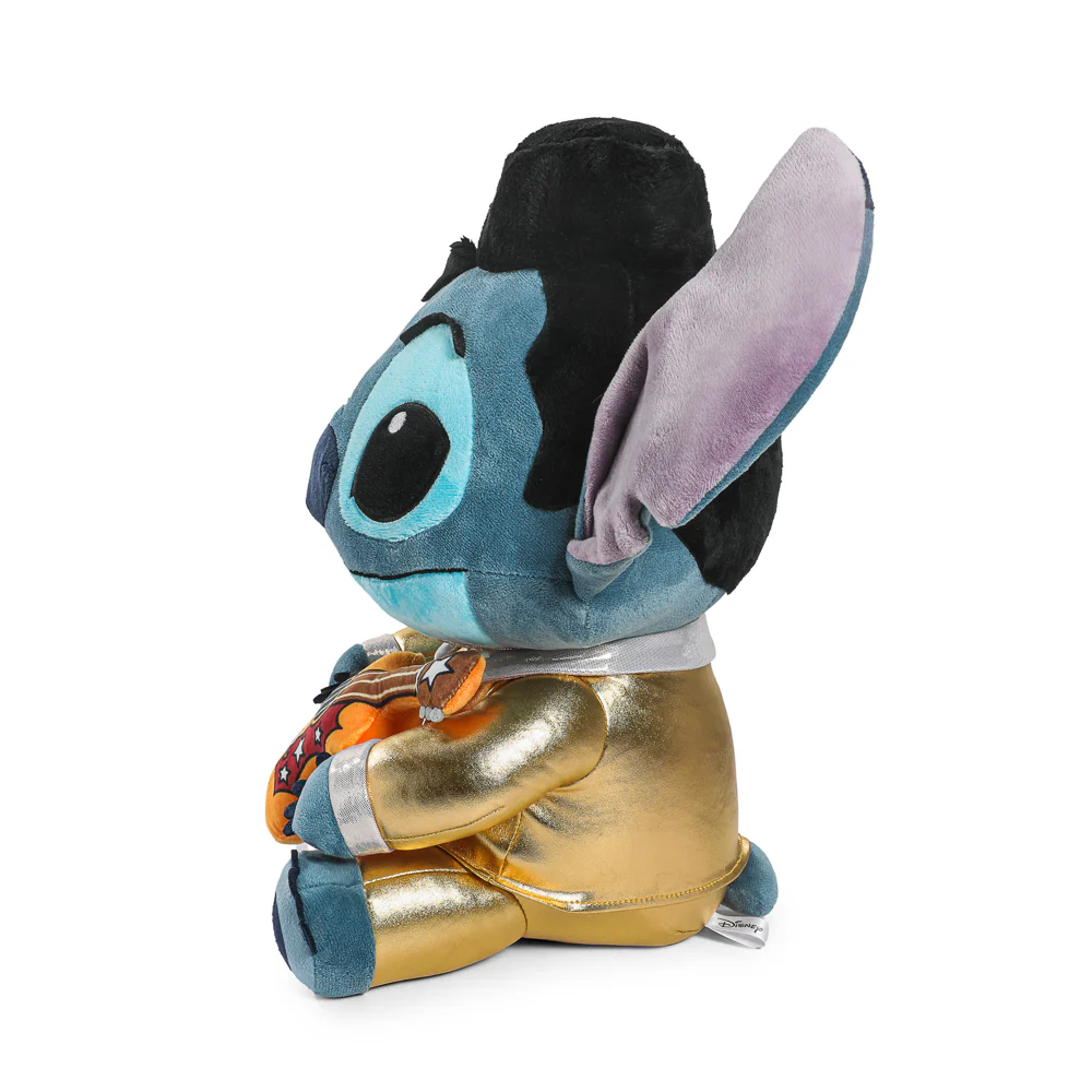 Disney Stitch - Gold Suit Elvis HugMe Plush with Shake Action - Image 7