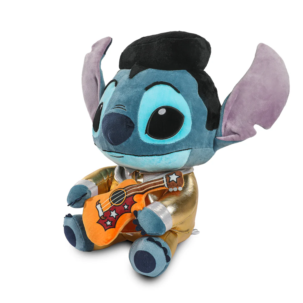 Disney Stitch - Gold Suit Elvis HugMe Plush with Shake Action - Image 8