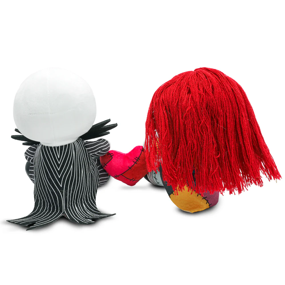 Disney's The Nightmare Before Christmas Jack & Sally with Heart Phunny Plush - Image 5
