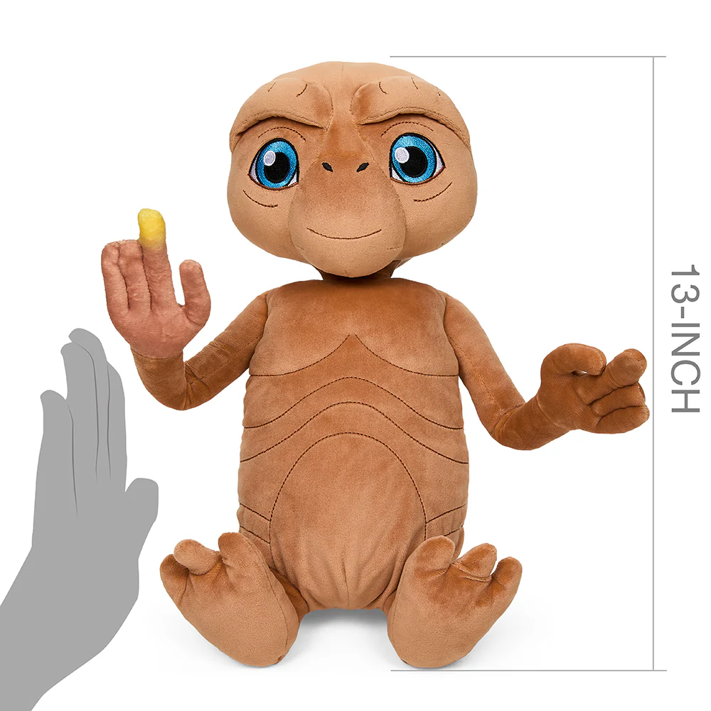 E.T. the Extra-Terrestrial Ouch 13" Interactive Plush with Light-Up Chest & Finger - Image 13