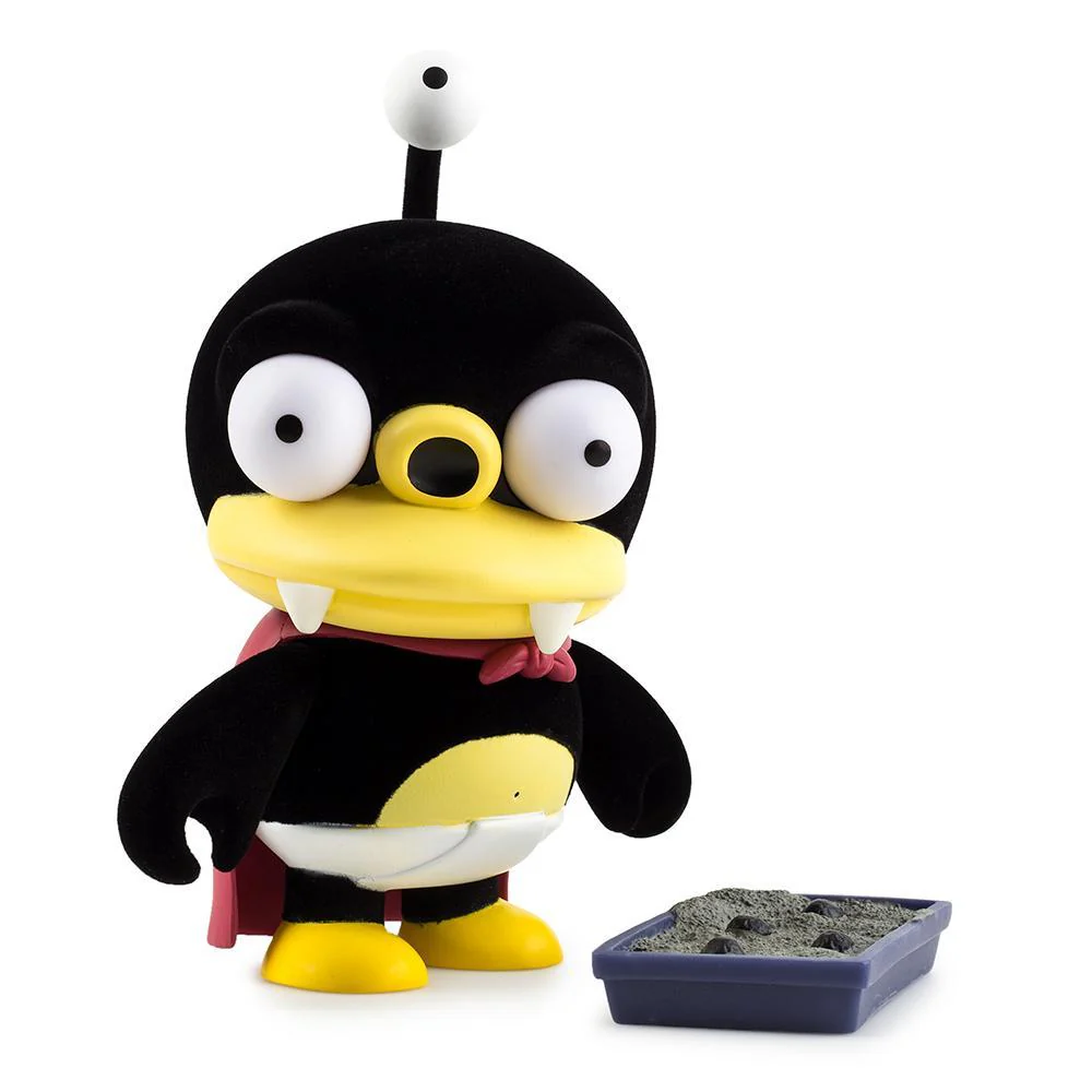 Futurama Furry Little Nibbler 7" Flocked Art Figure by Kidrobot - Image 2