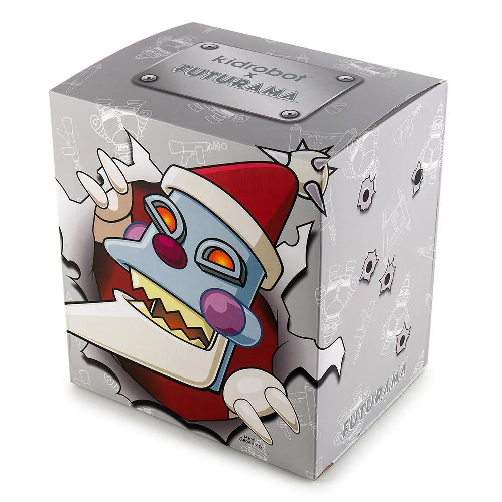 Futurama Robot Santa Claus "Naughty" Art Figure by Kidrobot - Image 7