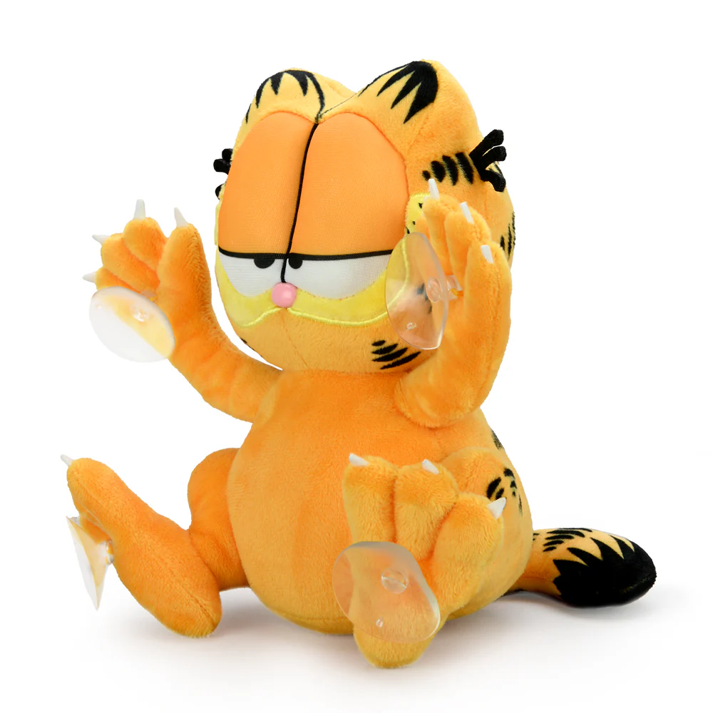 Garfield 8" Plush Suction Cup Window Clinger by Kidrobot - Relaxed Edition - SOLD OUT - Image 4