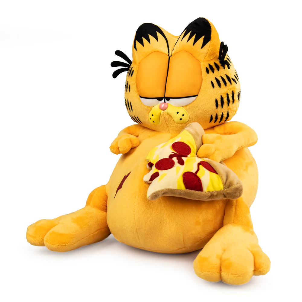 Garfield Overstuffed Pizza 13" Medium Plush by Kidrobot - SOLD OUT - Image 4