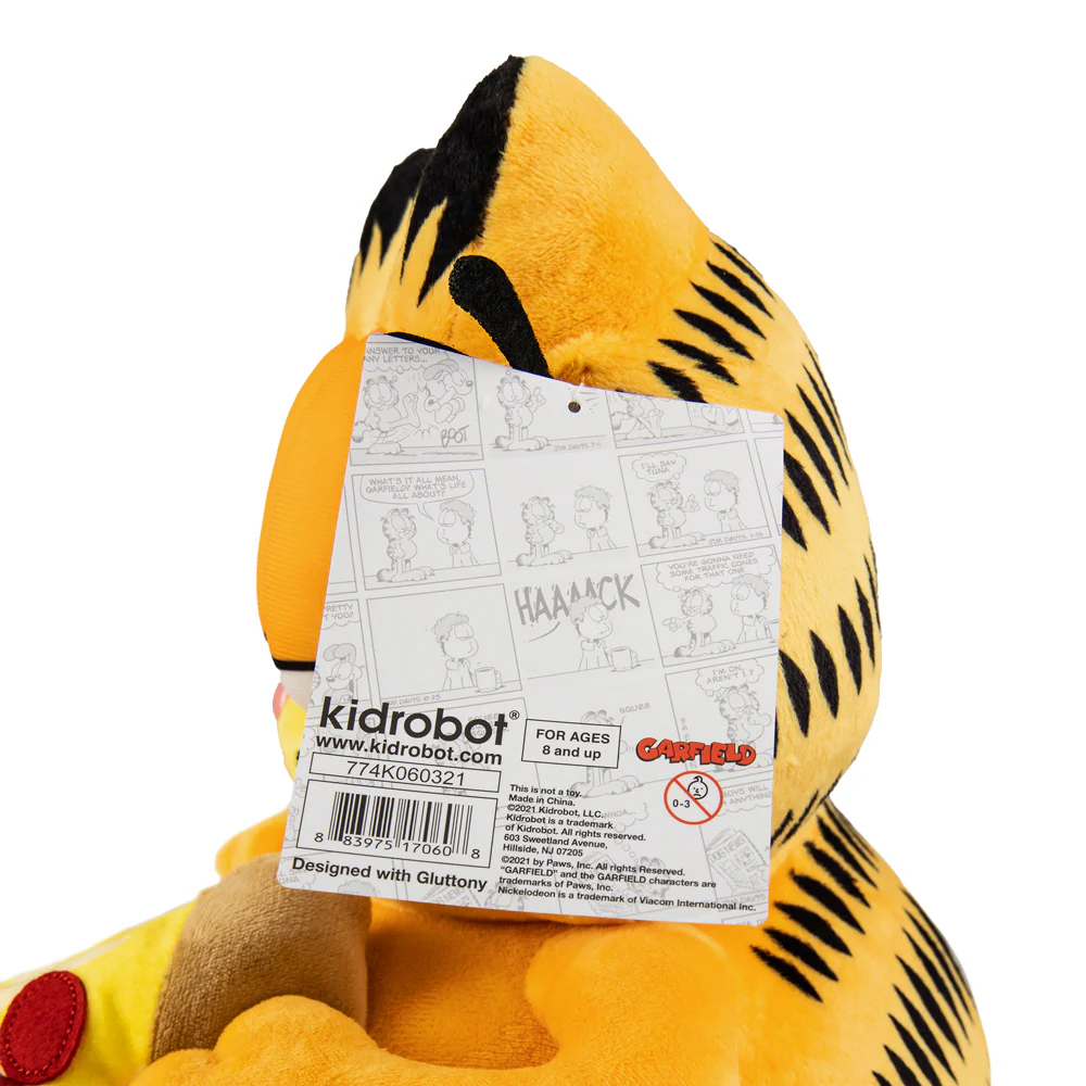 Garfield Overstuffed Pizza 13" Medium Plush by Kidrobot - SOLD OUT - Image 8