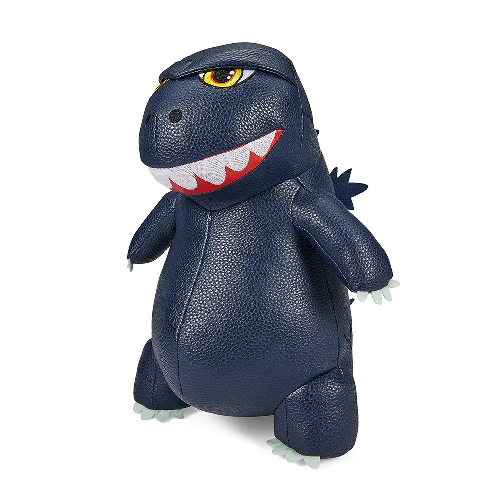 Godzilla 13" Premium Vegan Leather Plush - Blue Metallic Edition - Image 2