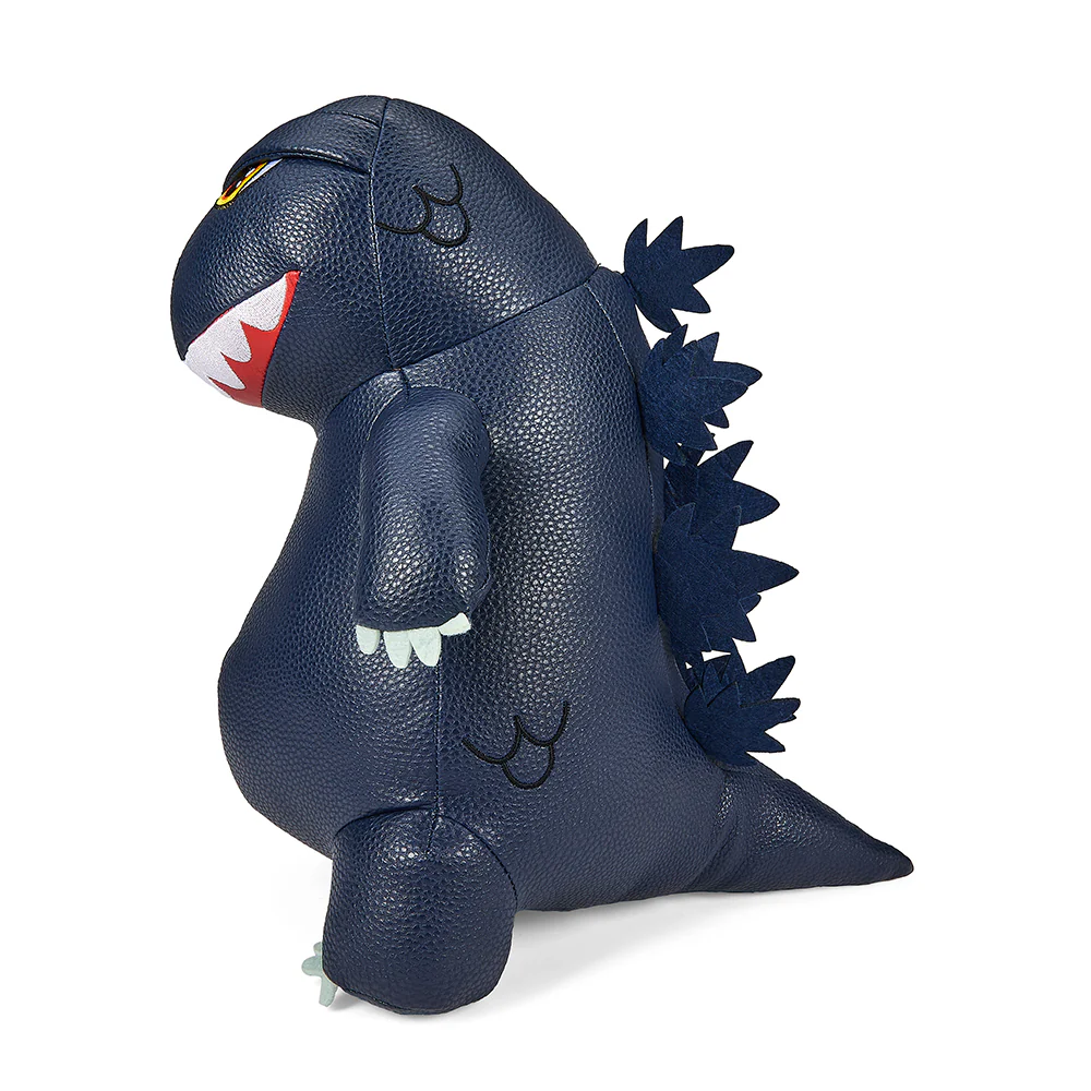 Godzilla 13" Premium Vegan Leather Plush - Blue Metallic Edition - Image 3