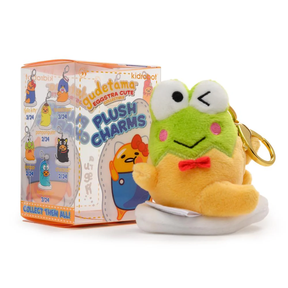 Gudetama the Lazy Egg Plush Charm Keychains by Kidrobot x Sanrio® - Image 3