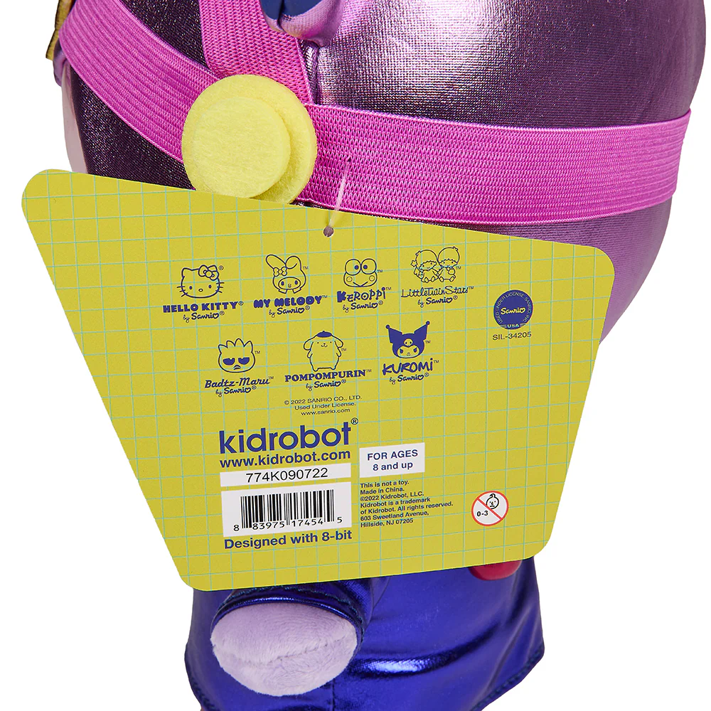 Hello Kitty® and Friends Arcade Gamer Kuromi 13" Plush by Kidrobot - Image 11