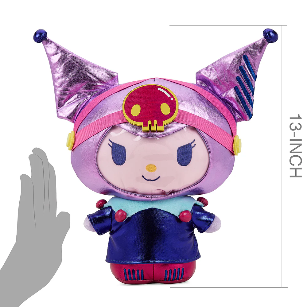 Hello Kitty® and Friends Arcade Gamer Kuromi 13" Plush by Kidrobot - Image 3