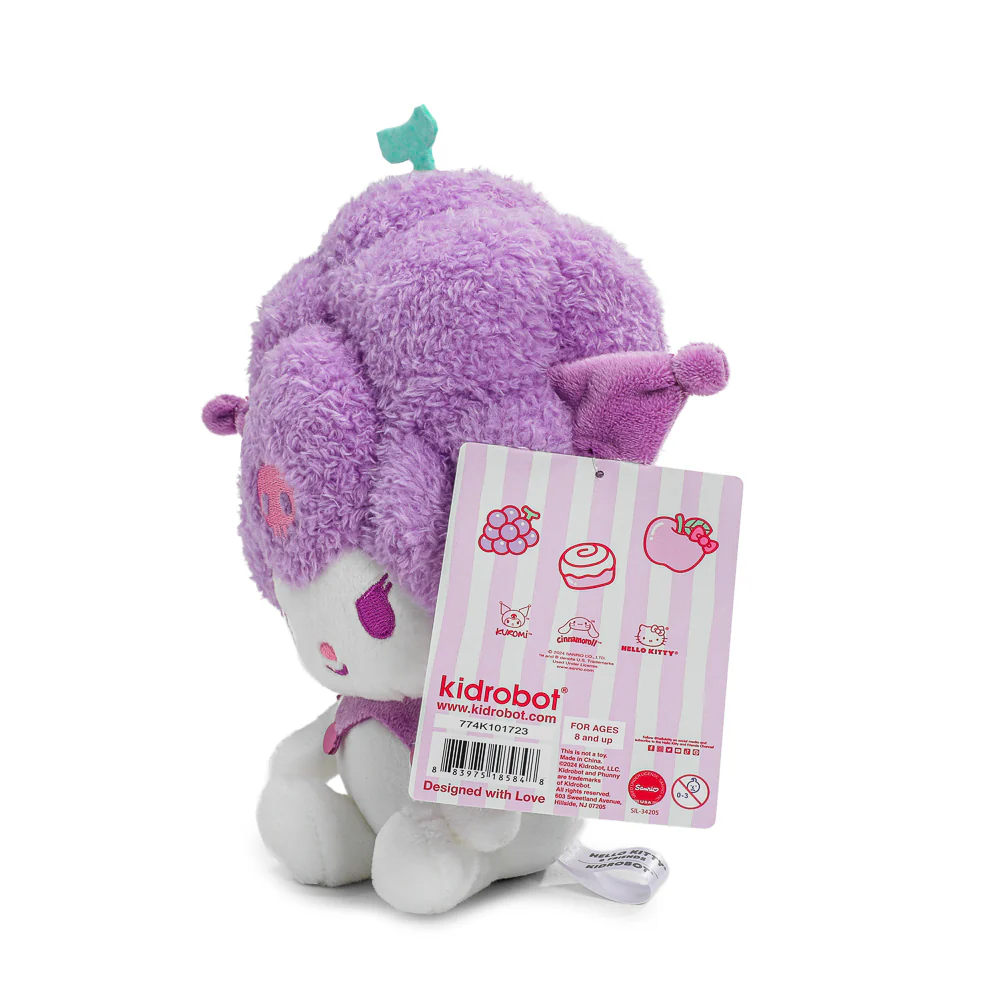 Hello Kitty® and Friends Grape Kuromi™ Phunny Plush - Image 8