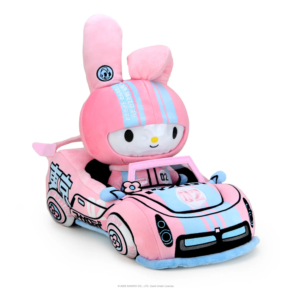 Hello Kitty® and Friends Tokyo Speed Racer 13" Plush 4-Pack Bundle - Badtz-maru®, Hello Kitty, Kuromi & My Melody® (PRE-ORDER) - Image 51