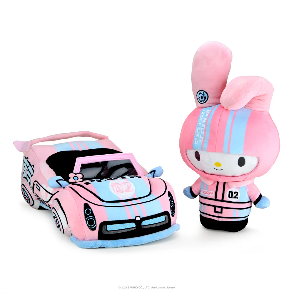 Hello Kitty® and Friends Tokyo Speed Racer 13" Plush 4-Pack Bundle - Badtz-maru®, Hello Kitty, Kuromi & My Melody® (PRE-ORDER) - Image 52