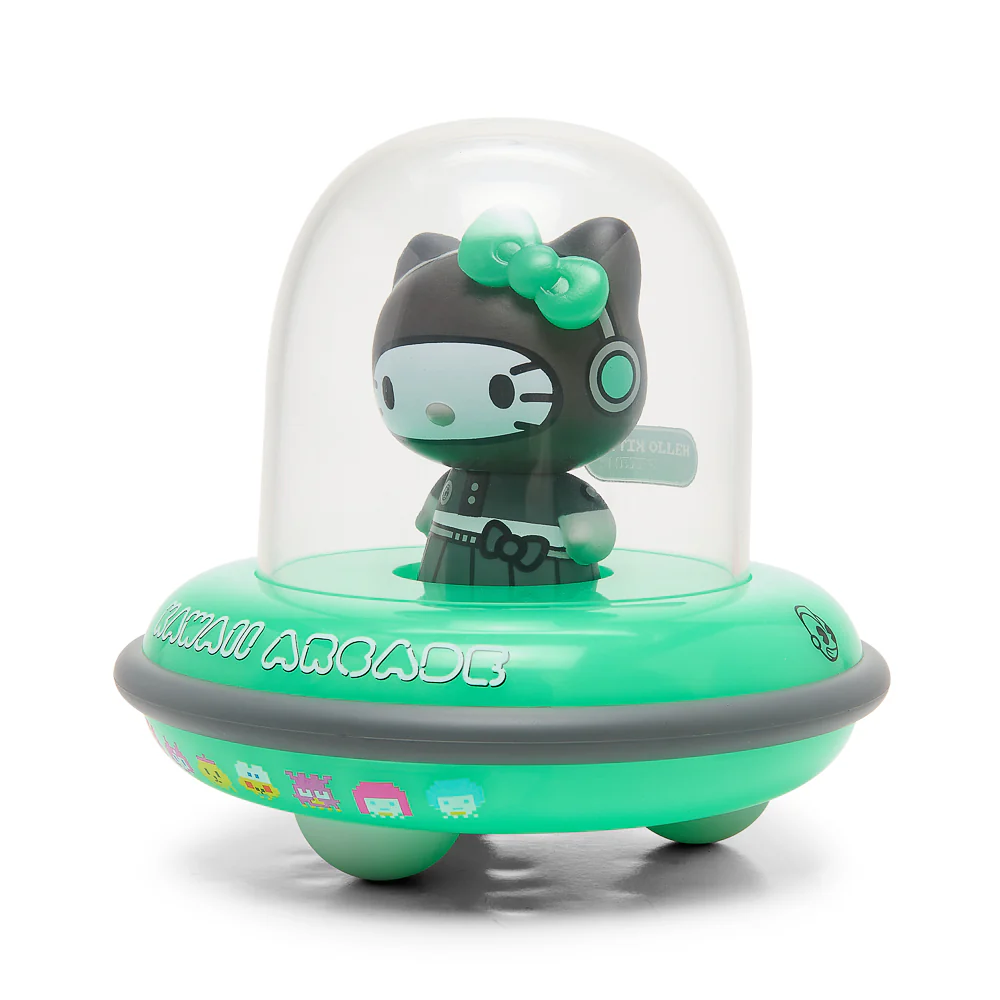 Hello Kitty® UFO Arcade Gamer 5" Vinyl Figure - Glow-in-the-Dark Edition (Limited Edition of 600) - Kidrobot.com Exclusive - Image 4